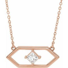 Load image into Gallery viewer, 1/4 CTW Diamond Geometric 16&quot; Necklace
