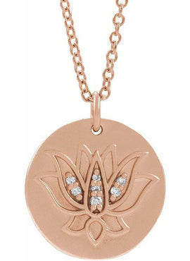 .025 CTW Diamond Lotus 16-18