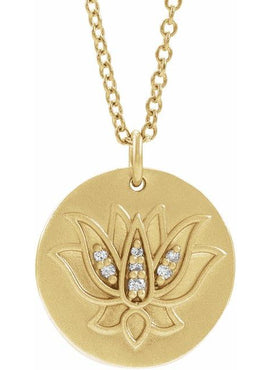 .025 CTW Diamond Lotus 16-18