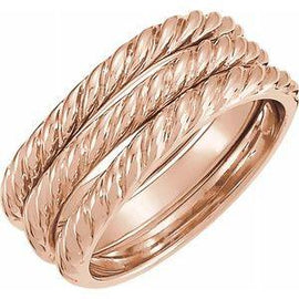 Twisted Rope Stackable Band
