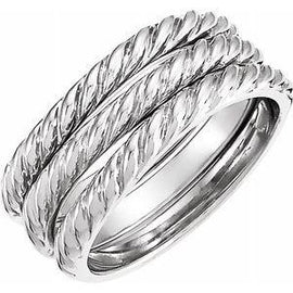 Twisted Rope Stackable Band