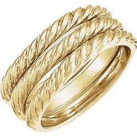 Twisted Rope Stackable Band