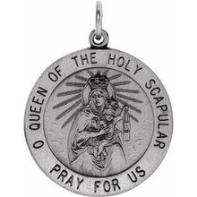 Load image into Gallery viewer, 25 mm Scapular Medal
