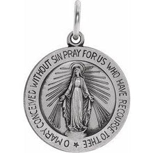 Load image into Gallery viewer, 18 mm Miraculous Medal
