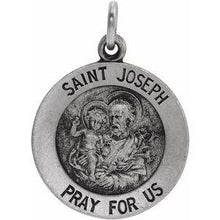 Load image into Gallery viewer, 25 mm St. Joseph Medal
