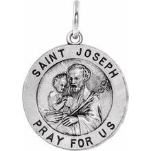 Load image into Gallery viewer, 25 mm St. Joseph Medal
