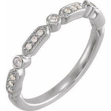 Load image into Gallery viewer, 1/8 CTW Diamond Anniversary Band
