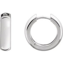 19 mm Hinged Hoop Earrings