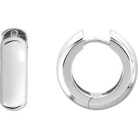 19 mm Hinged Hoop Earrings