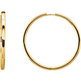 38.7 mm Hinged Hoop Earrings