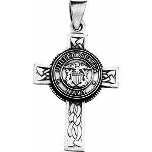 28.5x20.7 mm U.S. Navy Cross Pendant