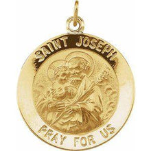 Load image into Gallery viewer, 25 mm St. Joseph Medal
