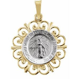 18 mm Round Miraculous Medal