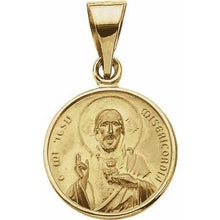 Load image into Gallery viewer, 13 mm Sacred Heart Medal
