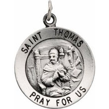 Load image into Gallery viewer, 18 mm Round St. Thomas Medal
