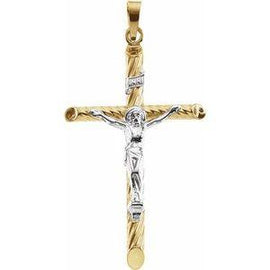 28x18 mm Hollow Crucifix Pendant