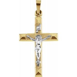 25x17 mm Hollow Crucifix Pendant