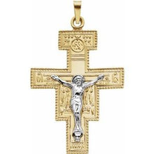 Load image into Gallery viewer, 33x25 mm San Damiano Crucifix Pendant
