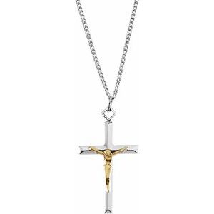 29x18 mm Crucifix Necklace