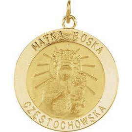 18.25 Round Matka Boska Medal