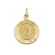 Load image into Gallery viewer, 18 mm Round St. Raphael Medal
