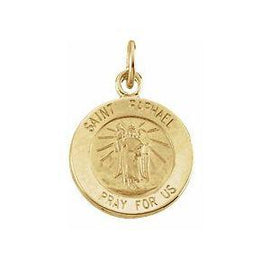 18 mm Round St. Raphael Medal