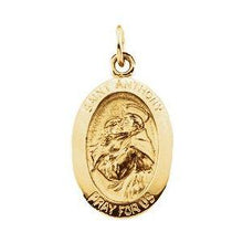 Load image into Gallery viewer, 25x18 mm St. Anthony of Padua Medal
