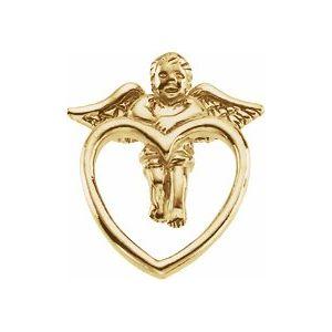 16.5x14.5 mm Cherub Lapel Pin