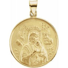 Load image into Gallery viewer, 13 mm Our Lady of Perpetual Help Medal
