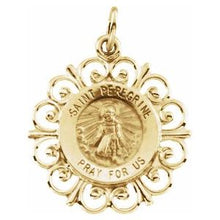 Load image into Gallery viewer, 18 mm St. Peregrine Medal
