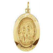 Load image into Gallery viewer, 25x18 mm St. Joseph Oval Medal
