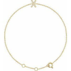 1/10 CTW Diamond Initial A 6-7