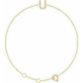 1/10 CTW Diamond Initial A 6-7