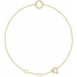 1/10 CTW Diamond Initial A 6-7