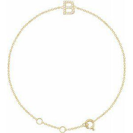 1/10 CTW Diamond Initial A 6-7