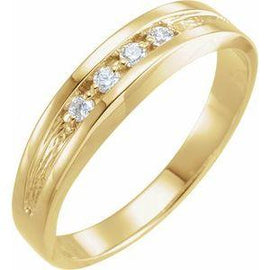 1/8 CTW Diamond Men's Band