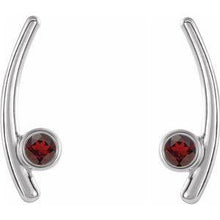 Load image into Gallery viewer, Chatham® Lab-Created Alexandrite Ear Climbers
