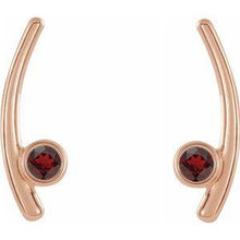 Load image into Gallery viewer, Chatham® Lab-Created Alexandrite Ear Climbers
