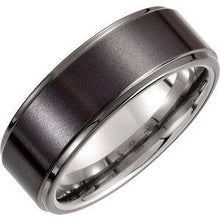 Load image into Gallery viewer, Ceramic Couture® 8 mm Ridged Band
