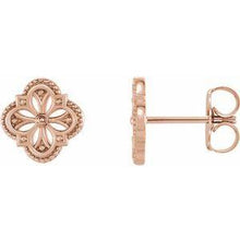 Load image into Gallery viewer, Vintage-Inspired Clover Earrings
