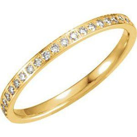 3/8 CTW Diamond Eternity Band