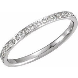 3/8 CTW Diamond Eternity Band
