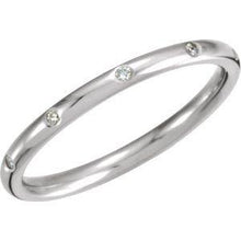 Load image into Gallery viewer, 1/10 CTW Diamond Eternity Band
