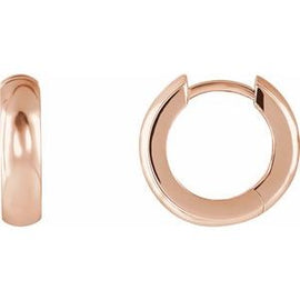 14.25 mm Hinged Hoop Earrings