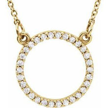 Load image into Gallery viewer, 1/8 CTW Diamond 16&quot; Necklace
