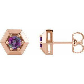 1/2 CTW Diamond Geometric Earrings