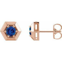 Load image into Gallery viewer, 1/2 CTW Diamond Geometric Earrings
