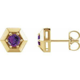 1/2 CTW Diamond Geometric Earrings