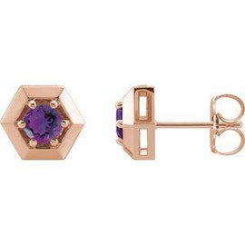 1/2 CTW Diamond Geometric Earrings
