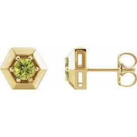 1/2 CTW Diamond Geometric Earrings